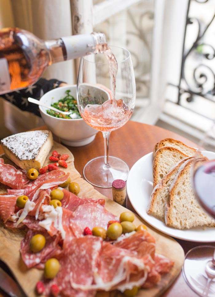 Wine and Cheese Hors d’Oeuvres